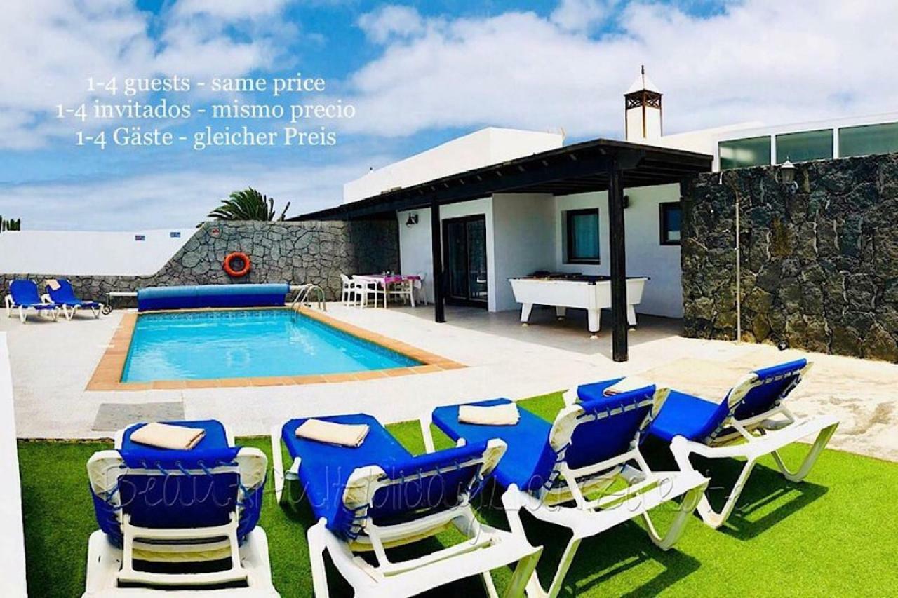Villa Neptuno With Private Pool, Sea View, Sat-Tv & Free Wifi Playa Blanca  Zewnętrze zdjęcie