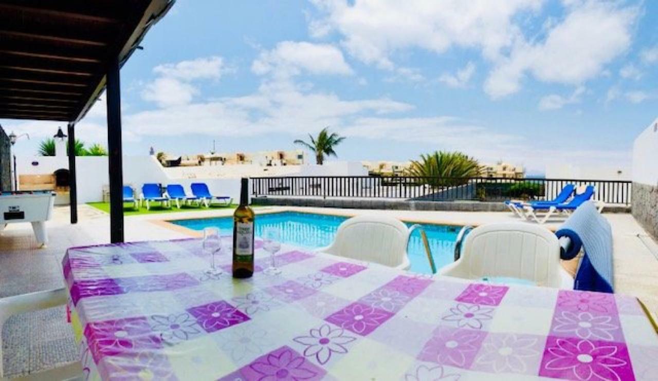 Villa Neptuno With Private Pool, Sea View, Sat-Tv & Free Wifi Playa Blanca  Zewnętrze zdjęcie